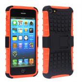 2 piece hybrid PC TPU rugged kick stand case for iPhone 5