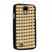 Woven Pattern Protective Plastic Case for samsung galaxy s4 i9500
