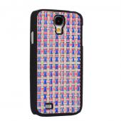 Woven Pattern Protective Plastic Case for samsung galaxy s4 i9500