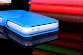 for iphone 5c flip leather case with card hole