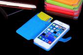 for iphone 5c flip leather case with card hole